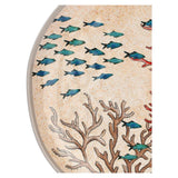 Set 2 farfurii pentru cina, melamina, 27 cm, Sea Life - SIMONA'S COLLECTION