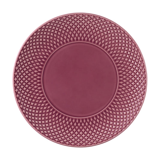 Farfurie pentru cina, mov, 28 cm, Bicos - BORDALLO PINHEIRO