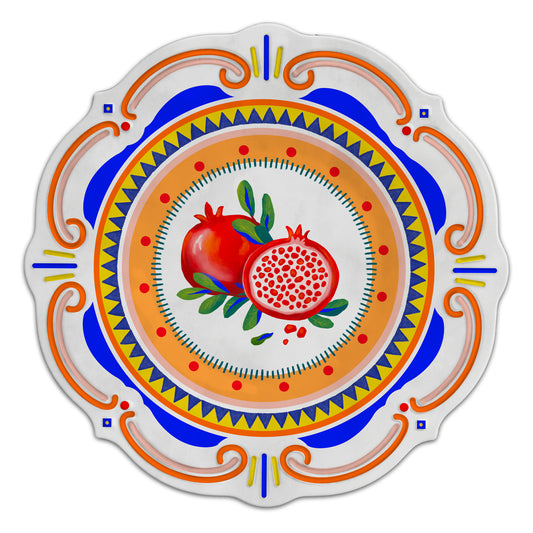 Farfurie pentru cina Pomegranate, melamina, 28 cm, Dolce Vita - BACI MILANO