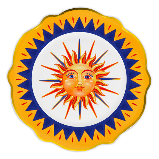 Farfurie pentru cina Sun, portelan, 27 cm, Dolce Vita - BACI MILANO