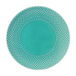 Farfurie pentru cina, turcoaz, 28 cm, Bicos - BORDALLO PINHEIRO