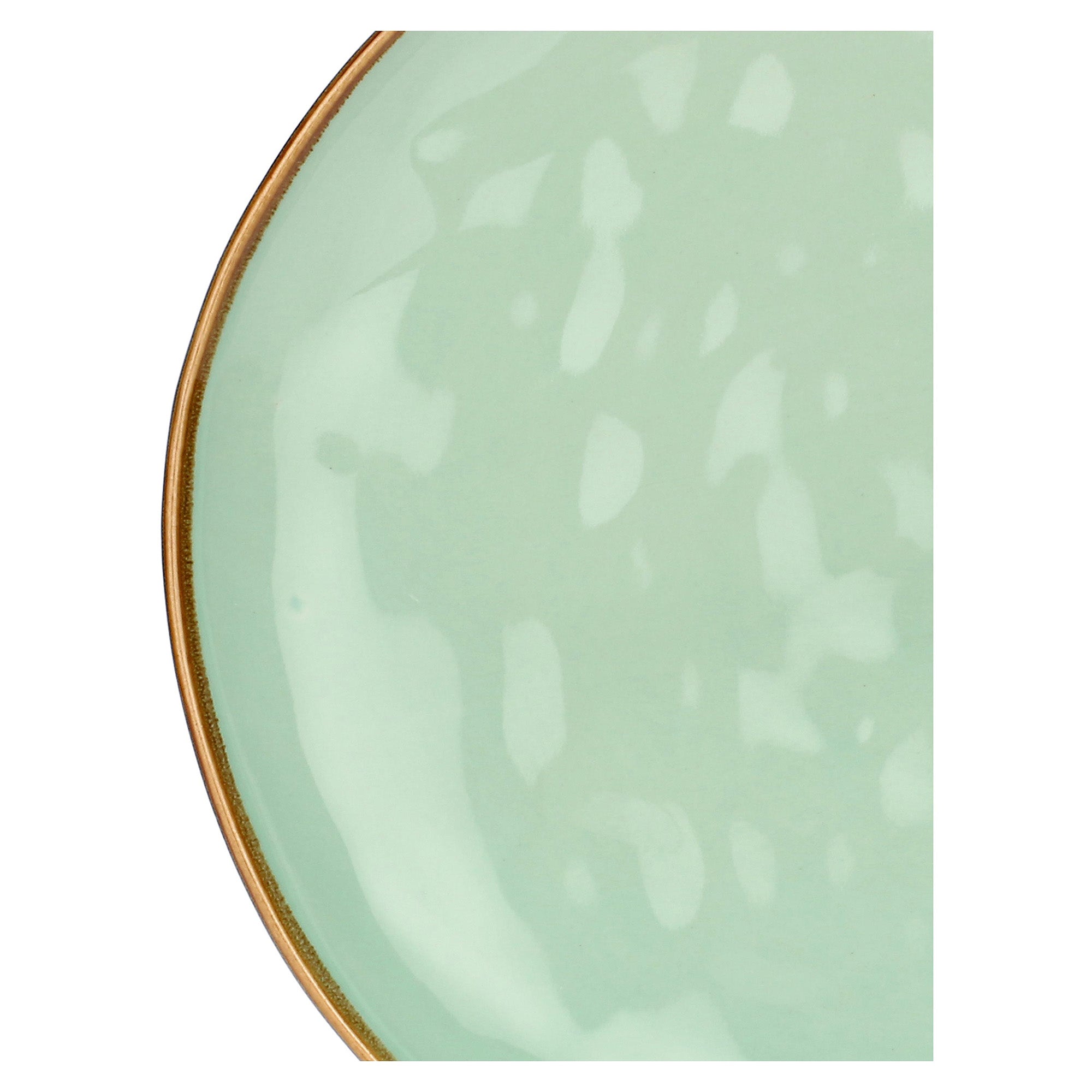 Farfurie pentru cina, verde aqua, 27 cm, Concerto - SIMONA'S COLLECTION