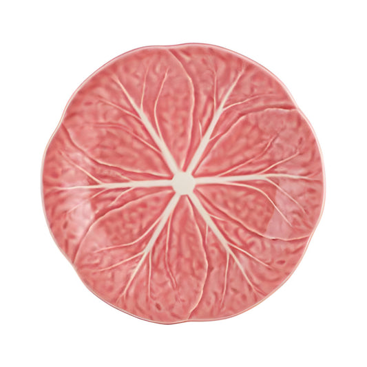 Farfurie pentru desert, 19 cm, roz, Couve - BORDALLO PINHEIRO