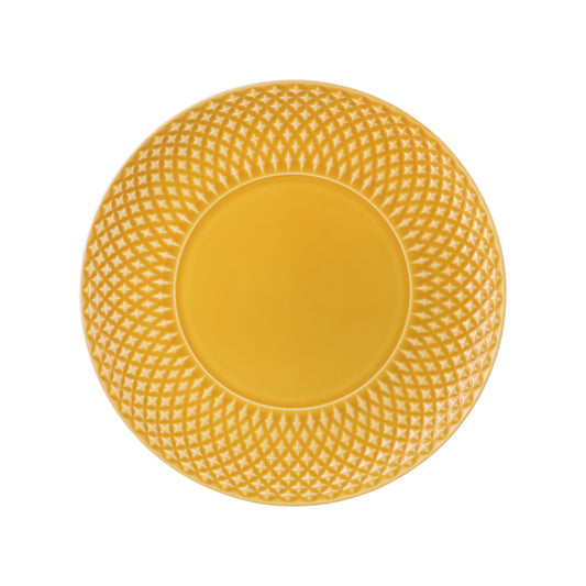 Farfurie pentru desert, galben, 23 cm, Bicos - BORDALLO PINHEIRO
