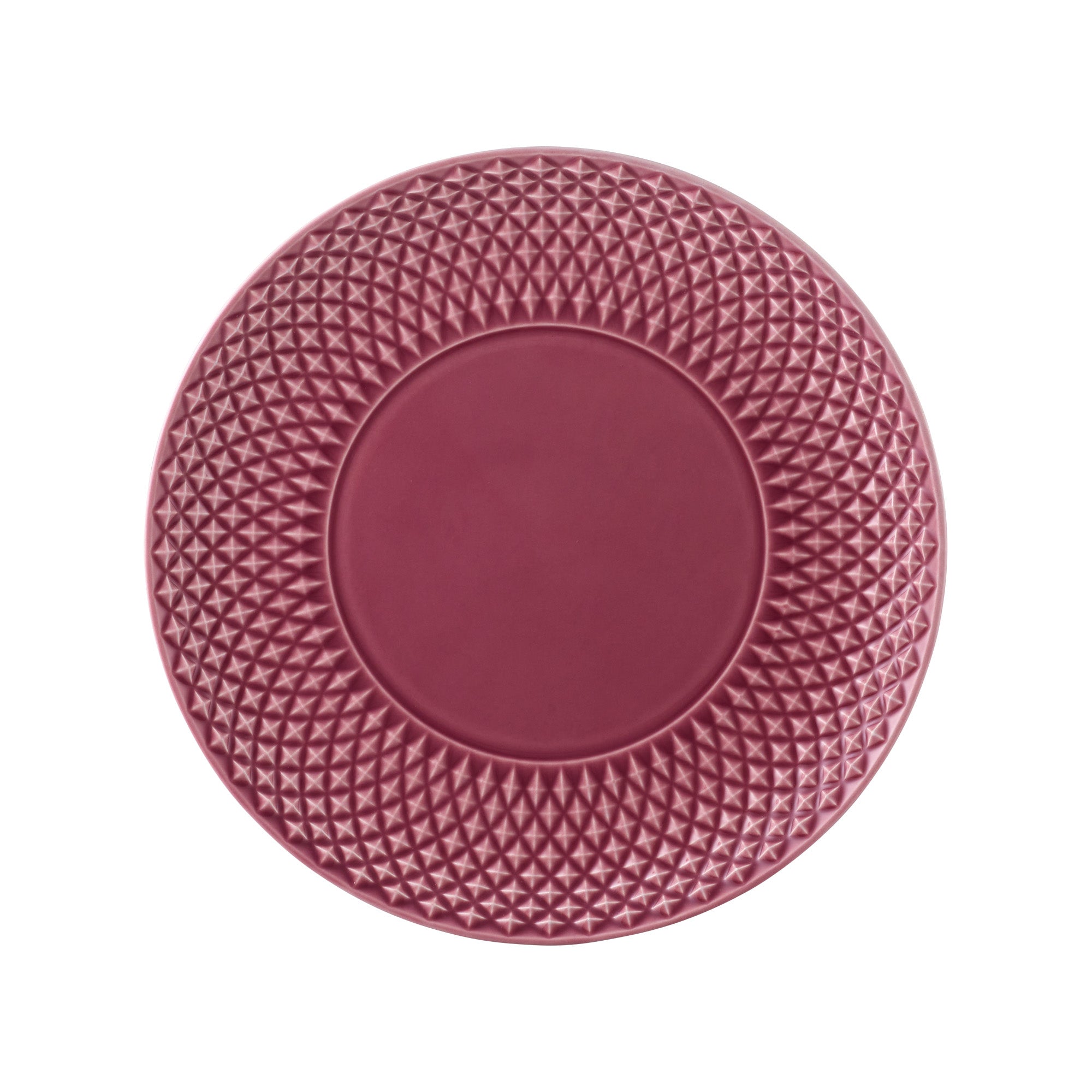 Farfurie pentru desert, mov, 23 cm, Bicos - BORDALLO PINHEIRO