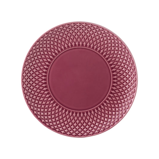 Farfurie pentru desert, mov, 23 cm, Bicos - BORDALLO PINHEIRO