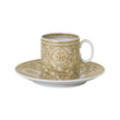 Ceasca pentru espresso si farfurie, 100 ml, Barocco Beige - VERSACE