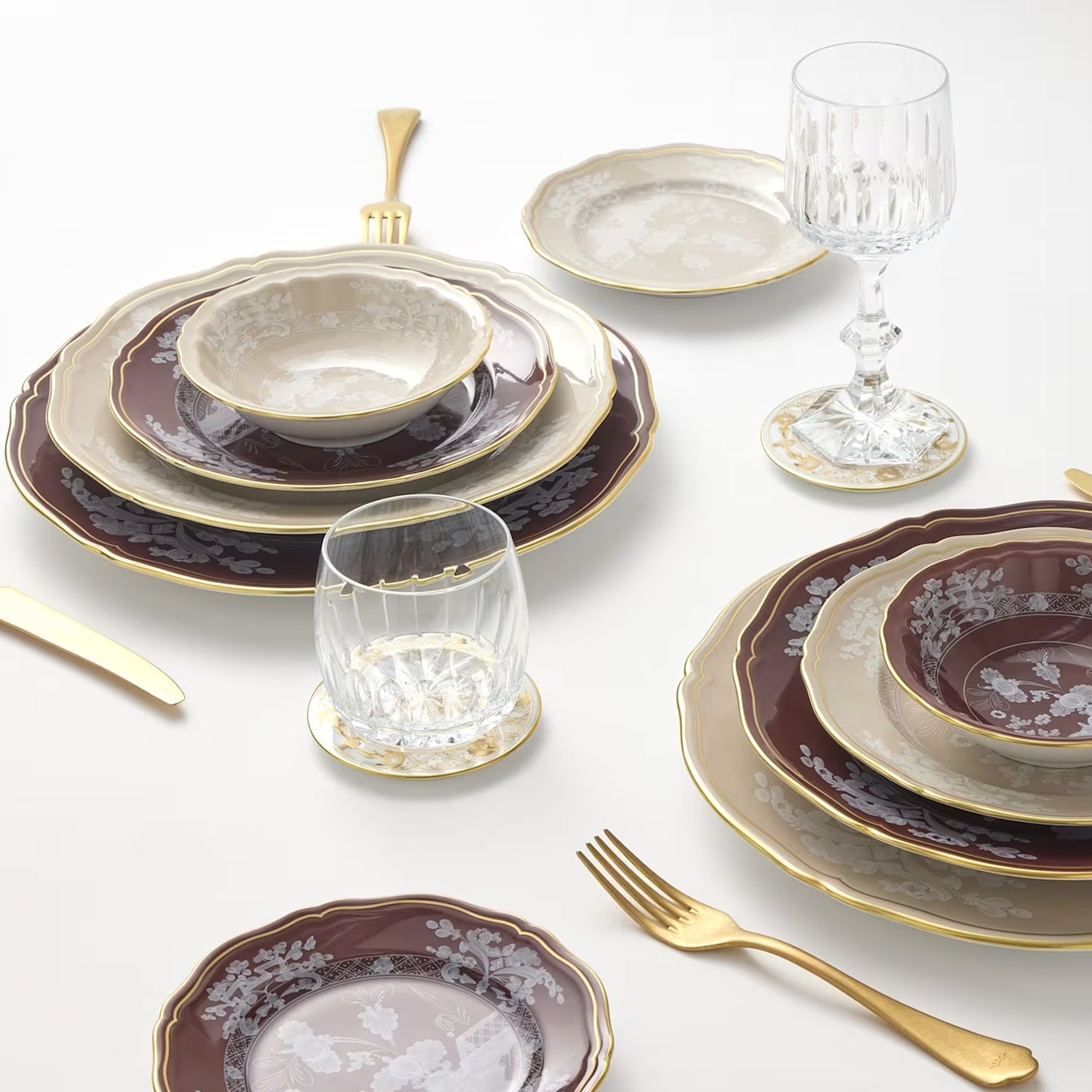 Farfurie pentru supa, 24 cm, Oriente Italiano Castagna - GINORI 1735