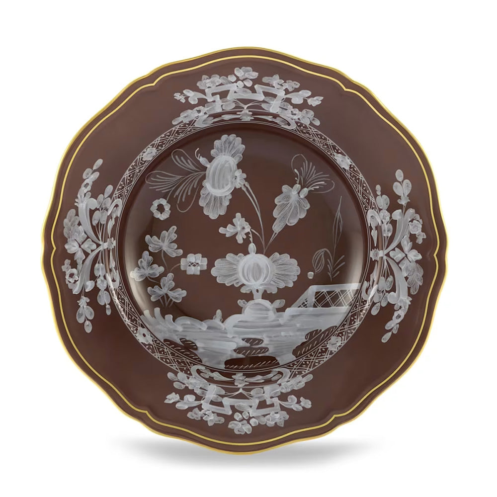 Farfurie pentru supa, 24 cm, Oriente Italiano Castagna - GINORI 1735