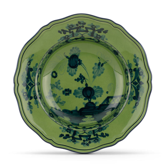 Farfurie pentru supa, 24 cm, Oriente Italiano Malachite - GINORI 1735
