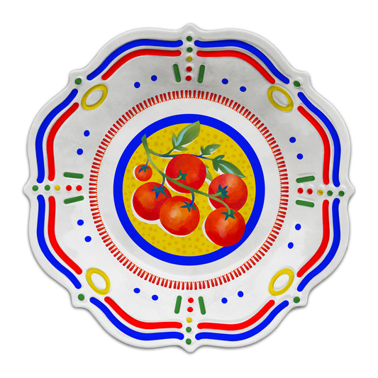 Farfurie pentru supa Tomato, melamina, 23 cm, Dolce Vita - BACI MILANO