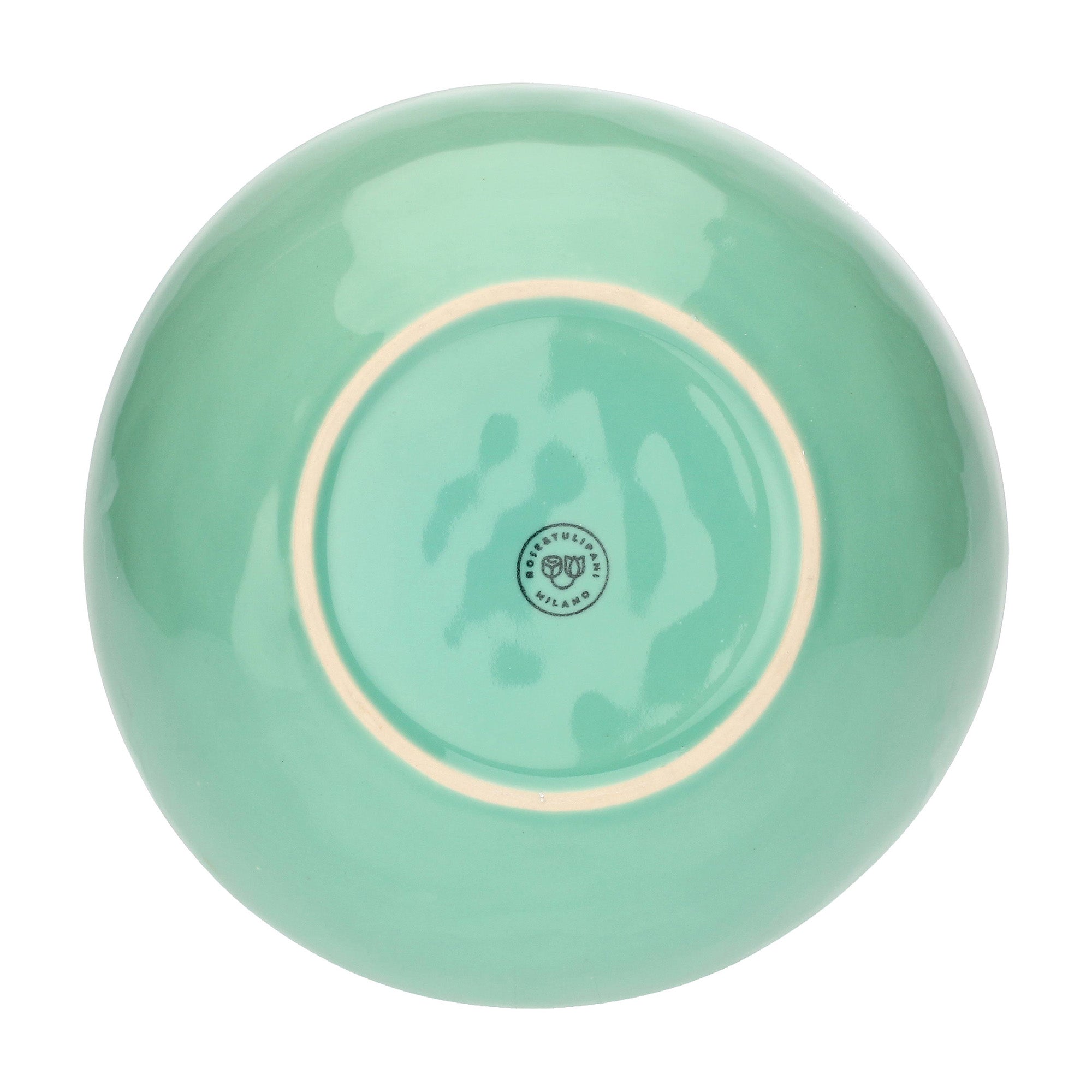 Farfurie pentru supa, verde aqua, 21 cm, Concerto - SIMONA'S COLLECTION