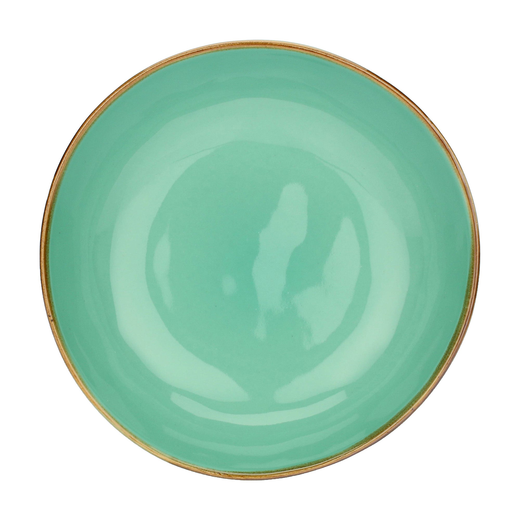 Farfurie pentru supa, verde aqua, 21 cm, Concerto - SIMONA'S COLLECTION