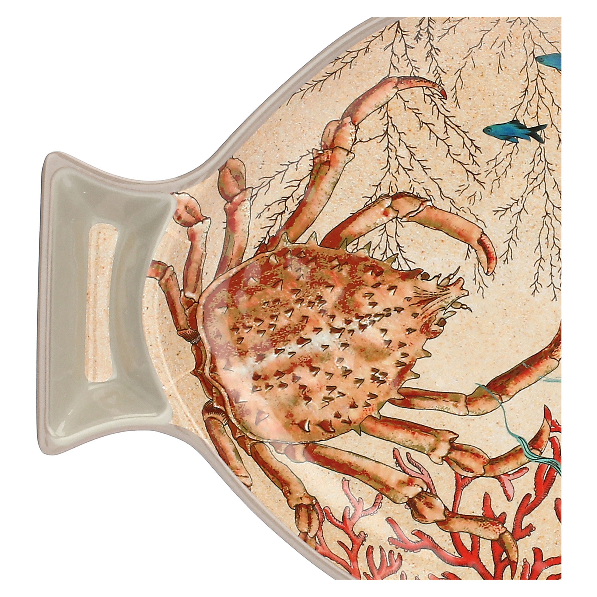 Set 2 farfurii peste, melamina, 33x23 cm, Sea Life - SIMONA'S COLLECTION