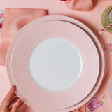 Farfurie pentru cina, 26 cm, Ecume Pink - BERNARDAUD