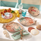 Set 2 farfurii peste, melamina, 33x23 cm, Sea Life - SIMONA'S COLLECTION