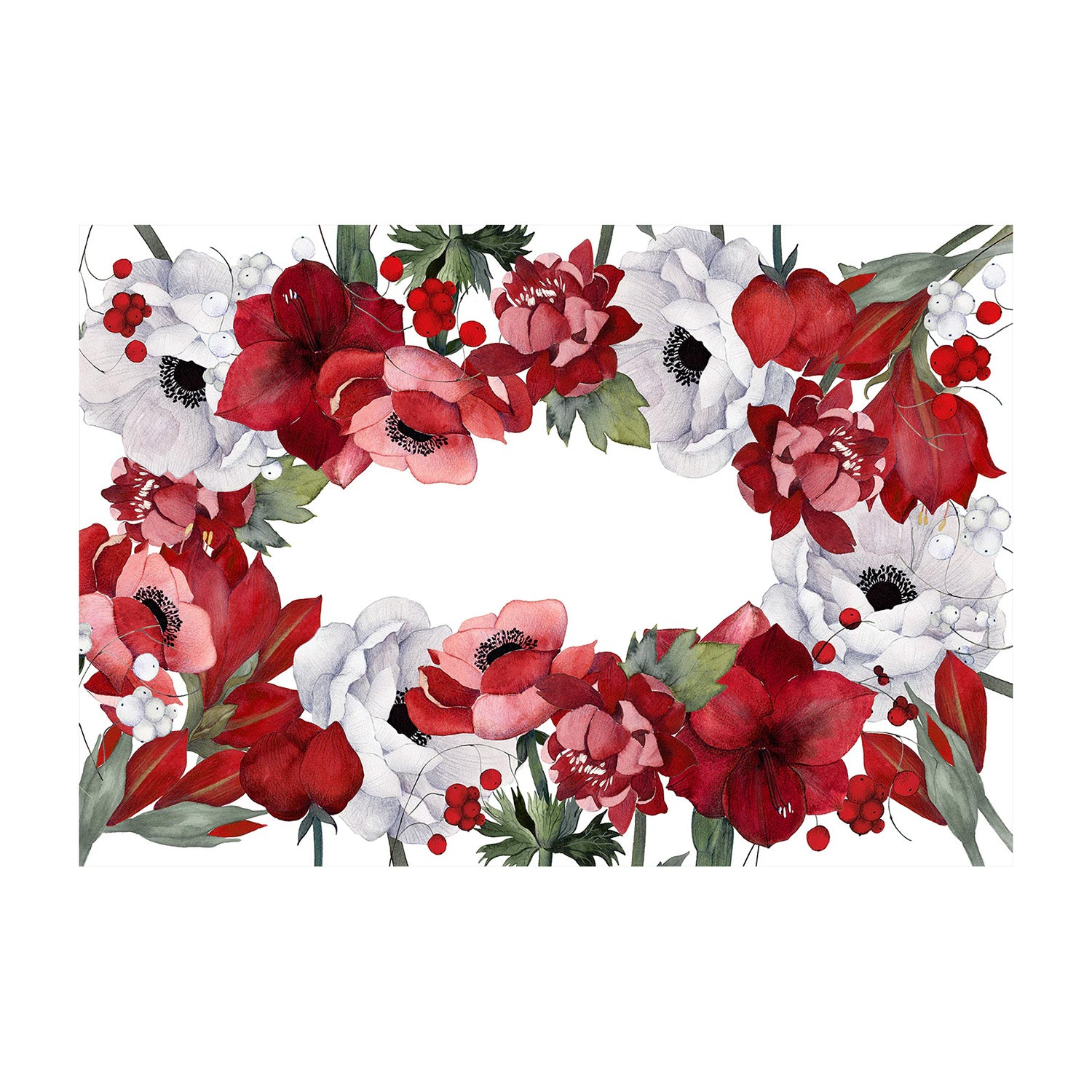 Fata de masa 180 x 270 cm, Anemoni - NAPKING