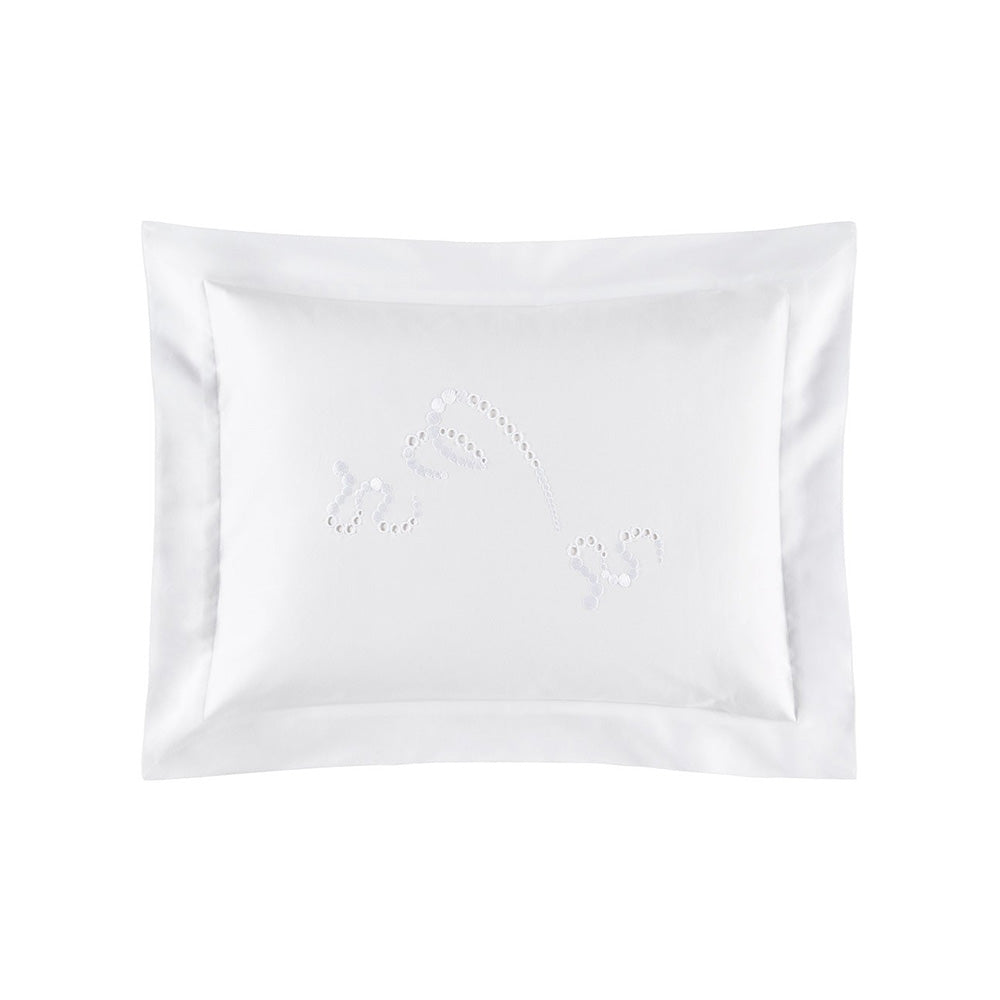 Fata de perna 31x42 cm, satin, Ballet Blanc - YVES DELORME