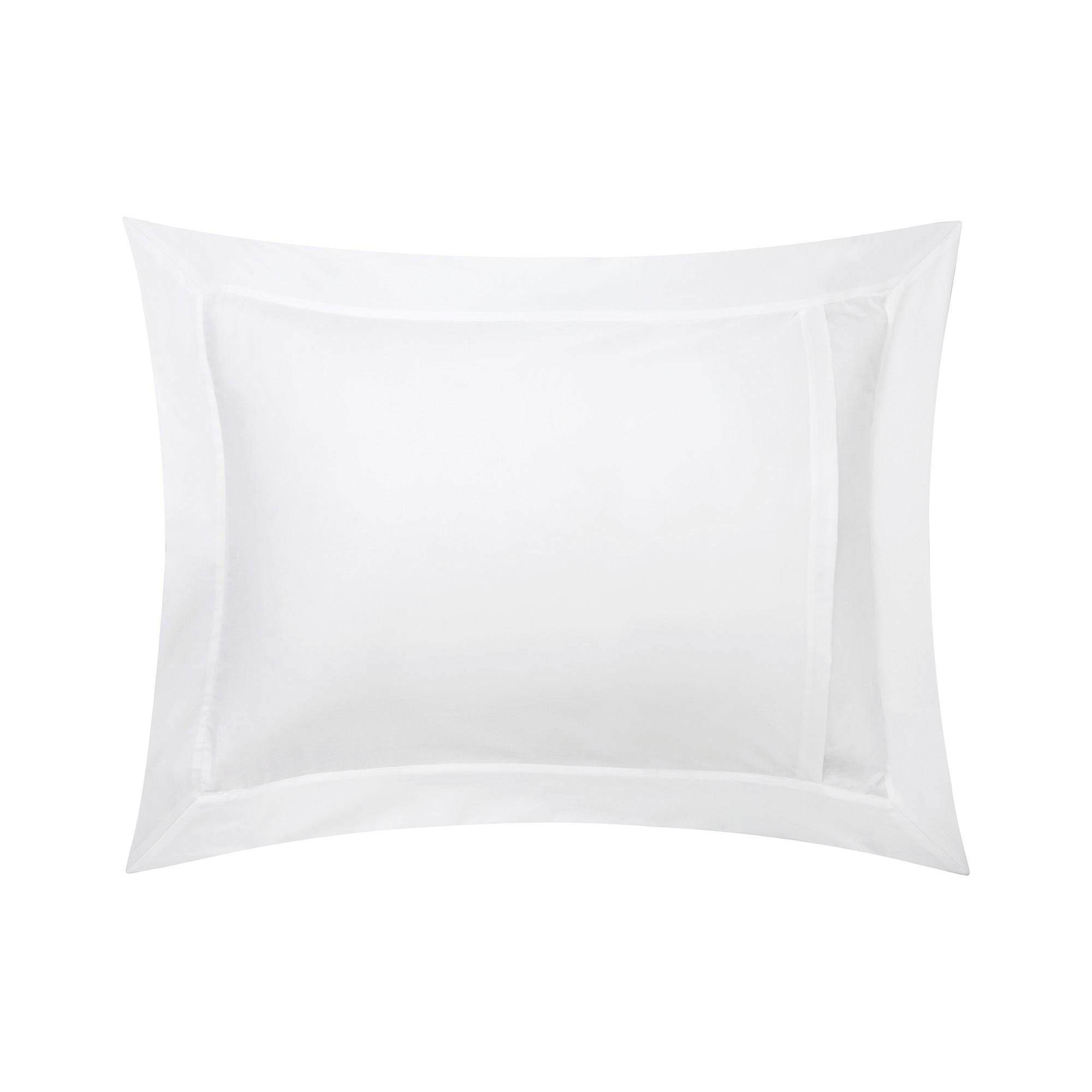 Lenjerie de pat 200x200, satin, 4 piese, Adagio Blanc - YVES DELORME