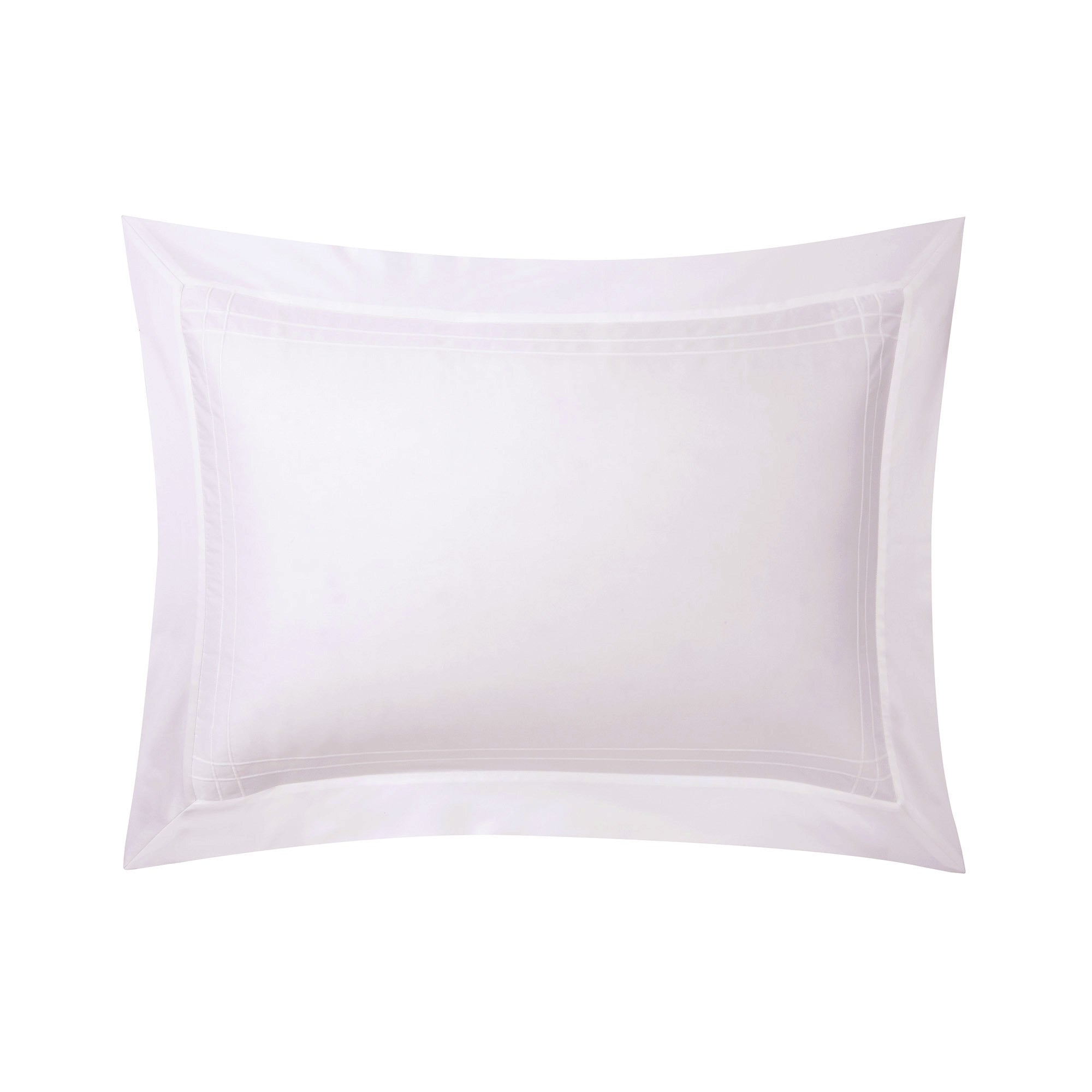 Lenjerie de pat 180x200, satin, 4 piese, Adagio Brume - YVES DELORME