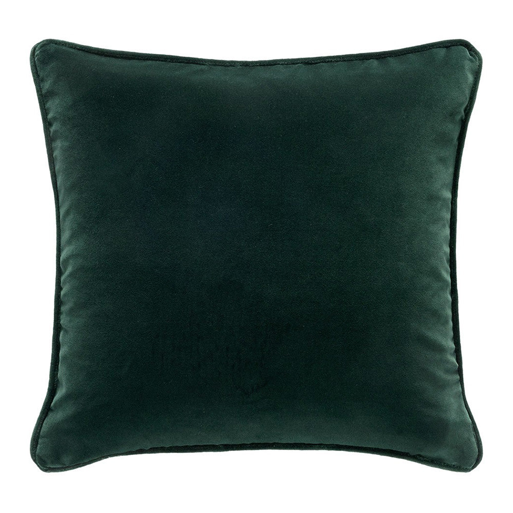 Fata de perna decorativa 65x65 cm, catifea, Divan Foret - YVES DELORME