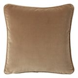 Fata de perna decorativa 65x65 cm, catifea, Divan Noisette - YVES DELORME