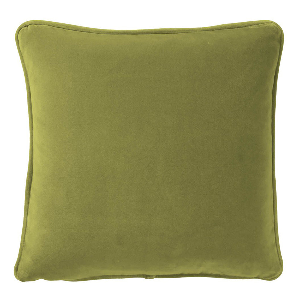 Fata de perna decorativa 65x65 cm, catifea, Divan Palme - YVES DELORME