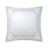 Fata de perna 65x65 cm, satin, Haussmann Brume - YVES DELORME