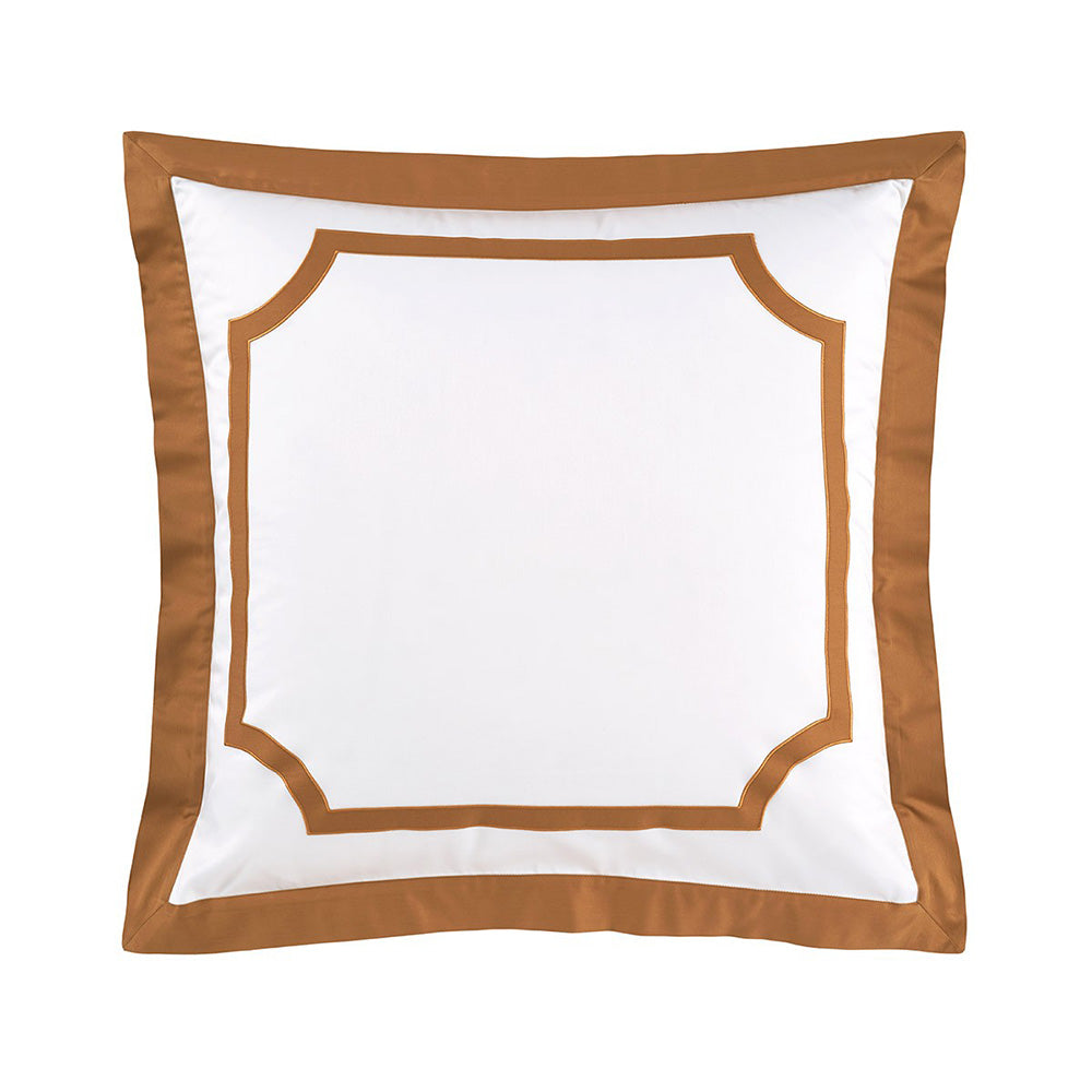 Fata de perna 65x65 cm, satin, Haussmann Camel - YVES DELORME