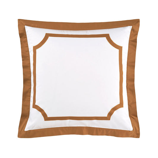 Fata de perna 65x65 cm, satin, Haussmann Camel - YVES DELORME