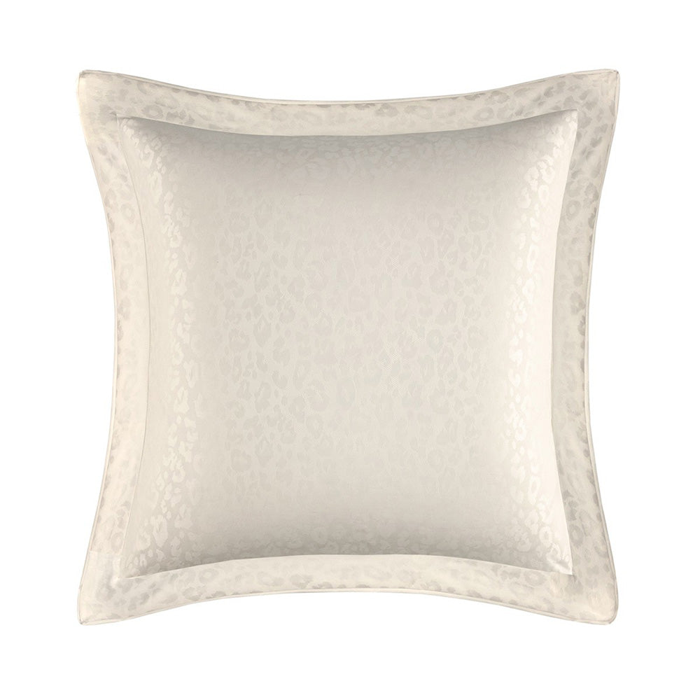 Fata de perna 65x65 cm, satin, Leopard Milk - YVES DELORME