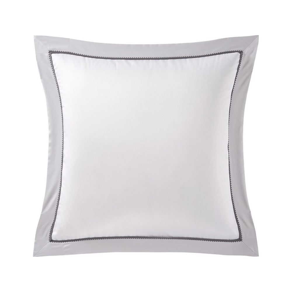 Fata de perna 65x65 cm, satin, Opera Brume/Orage - YVES DELORME