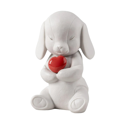 Figurina din portelan, Buddy Caring Puppy by Virginia Gonzalez - LLADRO