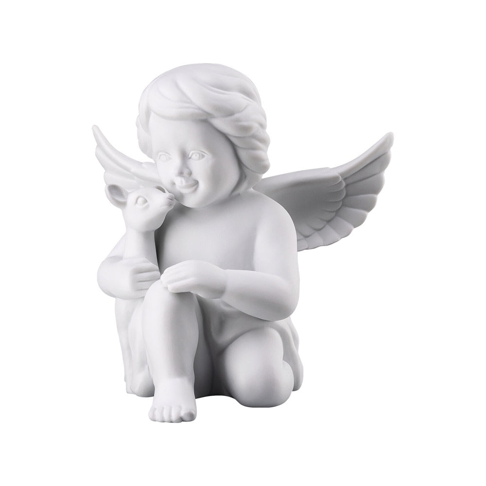 Figurina din portelan, inger cu Bambi, 13.9 cm, Angels - ROSENTHAL