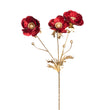 Floare decorativa Anemona, rosu, 73 cm - SIMONA'S CHRISTMAS