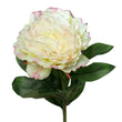 Floare decorativa Bujor, crem/roz, 63 cm - SIMONA'S COLLECTION