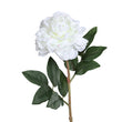 Floare decorativa Bujor, crem, 63 cm - SIMONA'S COLLECTION