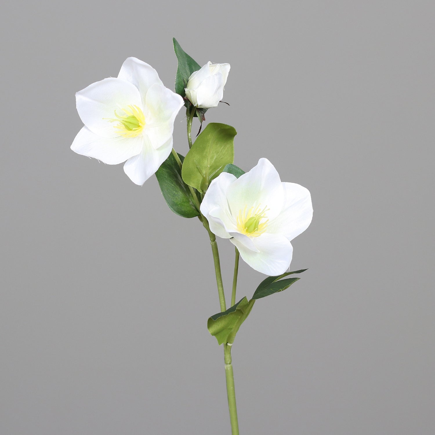 Floare decorativa Christmas Rose, ivoar, 33 cm - SIMONA'S CHRISTMAS