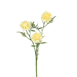 Floare decorativa Crizantema, galben, 64 cm - SIMONA'S COLLECTION