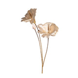 Floare decorativa Hibiscus, auriu/crem, 74 cm - SIMONA'S CHRISTMAS