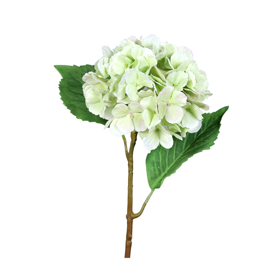 Floare decorativa Hortensia, verde, 52 cm - SIMONA'S COLLECTION