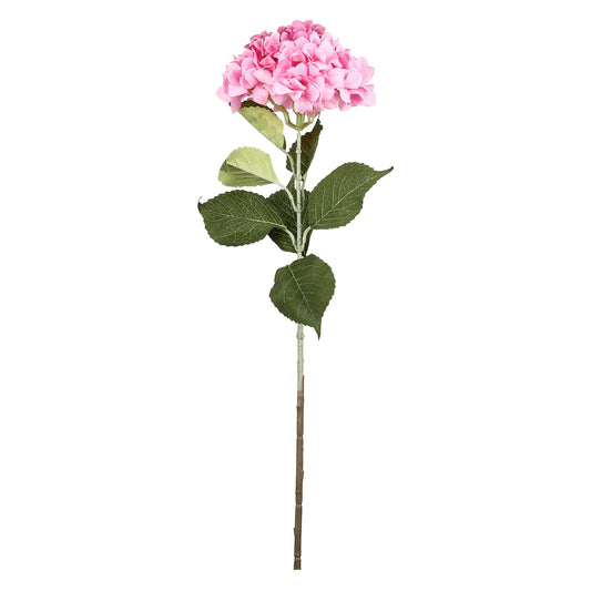 Floare decorativa Hydrangea, roz, 80 cm - SIMONA'S COLLECTION