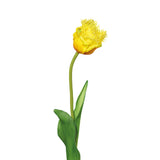 Floare decorativa Lalea Crispa, galben, 58 cm - SIMONA'S COLLECTION
