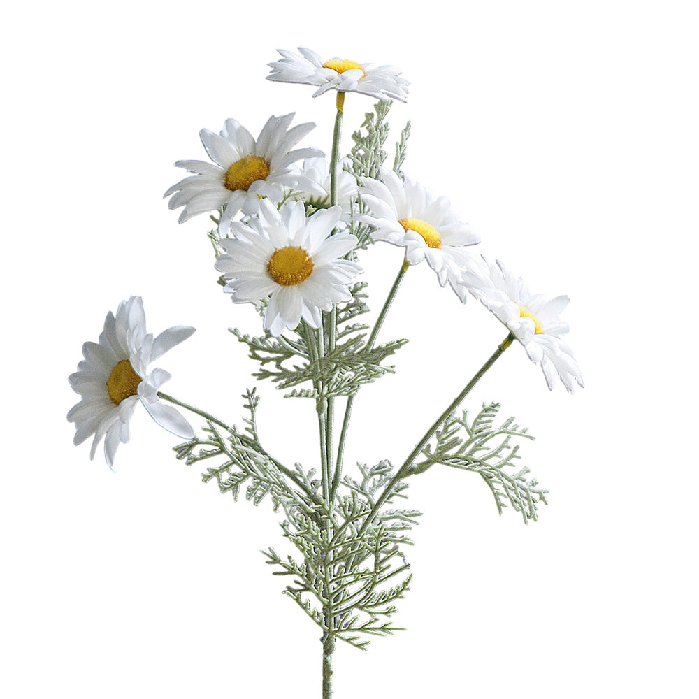 Floare decorativa Margareta, alb, 54 cm - SIMONA'S COLLECTION