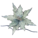 Floare decorativa pentru brad Craciunita,vernil, 29 cm - SIMONA'S CHRISTMAS