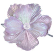 Floare decorativa pentru brad Magnolia, mov irizat, 22 cm - SIMONA'S CHRISTMAS