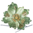 Floare decorativa pentru brad Magnolia,vernil, 20 cm - SIMONA'S CHRISTMAS