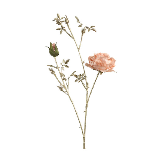 Floare decorativa Trandafir Hamilton, roz, 79 cm - SIMONA'S Christmas