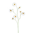 Floare decorativa Zinnia, crem, 105 cm - SIMONA'S COLLECTION