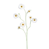 Floare decorativa Zinnia, crem, 105 cm - SIMONA'S COLLECTION